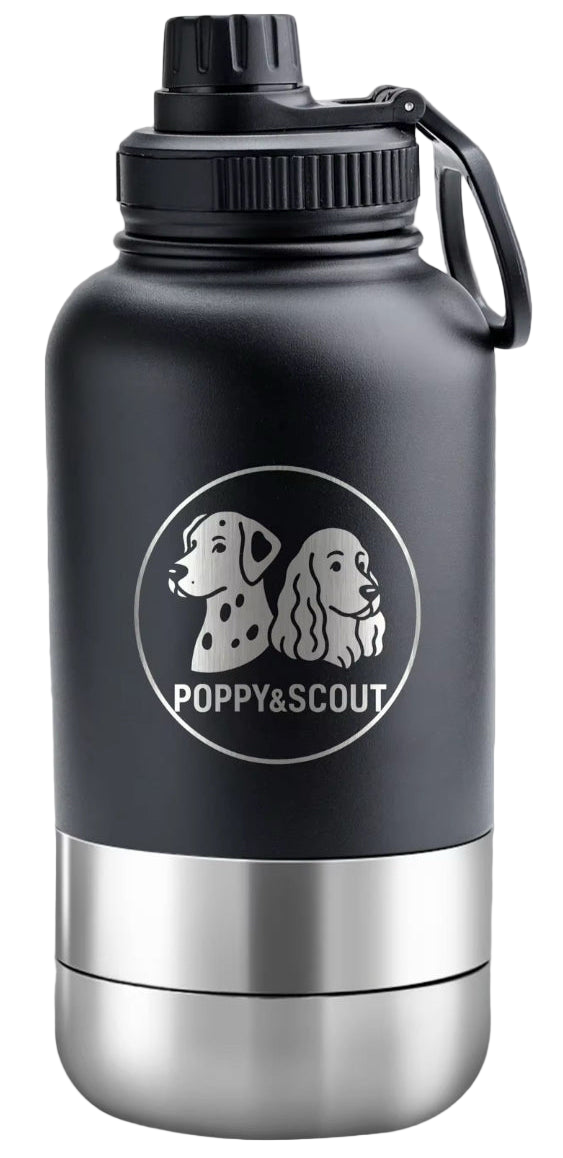 Poppy&Scout thermal flask with screw-on bowls