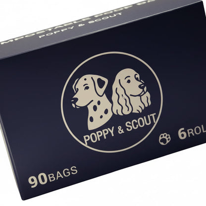 Compostable Poo Bags (6 rolls - 90 bags)