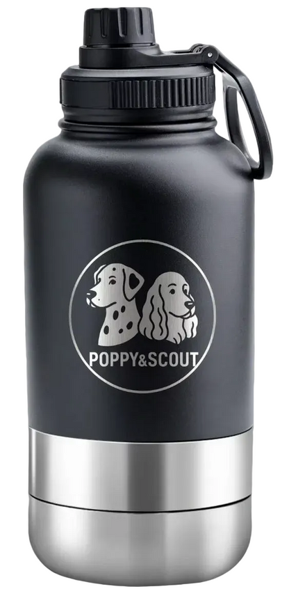 Thermal Flask with Screw-on Bowls